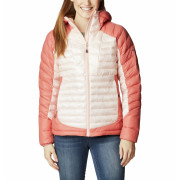 Giacca invernale da donna Columbia Labyrinth Loop™ Hooded Jacket rosa Peach Blossom, Dark Coral