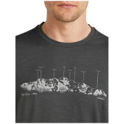 Maglietta da uomo Icebreaker Men Merino 150 Tech Lite SS Tee The Peaks