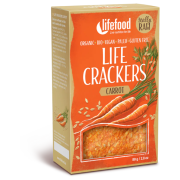 Cracker Lifefood LIFE CRACKERS Mrkvánky RAW BIO 80 g