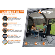 Tenda gonfiabile Vango Anantara IV Air 650XL