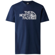 Maglietta da uomo The North Face M S/S Woodcut Dome Tee blu Summit Navy