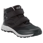 Scarpe da bambino Jack Wolfskin Woodland Texapore Mid Vc K nero/grigio black / grey