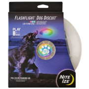 Giocattolo per cane Nite Ize Flashflight® Dog Discuit™ LED Flying Disc
