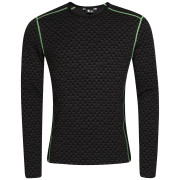 Maglietta funzionale da uomo Zulu Merino 240 Long nero/verde Black/Green