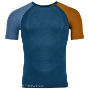 Maglietta funzionale da uomo Ortovox 120 Comp Light Short Sleeve M azzurro petrol blue