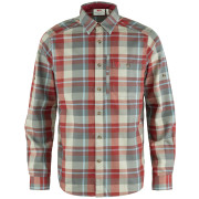 Camicia da uomo Fjällräven Fjällglim Shirt M rosso Red Oak-Basalt