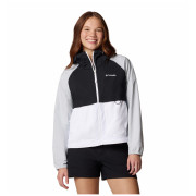 Giacca da donna Columbia Spire Valley™ Windbreaker bianco White, Black, Cirrus Grey