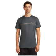Maglietta da uomo Icebreaker Men Merino 150 Tech Lite SS Tee Range Stripes