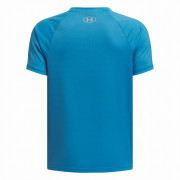 Maglietta da bambino Under Armour Tech Split Wordmark SS-BLU
