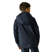 Giacca softshell per bambini Regatta Haydenbury Navy (Wild Lime)