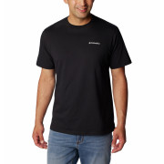 Maglietta da uomo Columbia North Cascades Short Sleeve Tee nero Black, CSC Box Logo