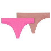Mutande da donna Puma 3D Knit Sport Strings 2P rosa dusty pink