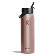 Thermos Hydro Flask 32 Oz Lightweight Wide Flex Straw Cap rosa Quartz