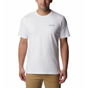 Maglietta da uomo Columbia North Cascades Short Sleeve Tee bianco White, CSC Box Logo