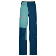 Pantaloni da donna Ortovox 3L Ortler Pants W blu petrol blue
