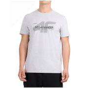 Maglietta da uomo 4F Tshirt M3565 grigio Cold Light Grey Melange