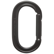 Moschettone Black Diamond Oval Keylock nero Black