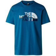 Maglietta da uomo The North Face M S/S Mountain Line Tee blu Adriatic Blue