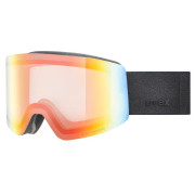Occhiali da sci Uvex Provoqe V nero BLACK MATT DL/RAINBOW-CLEAR S1-3