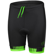 Pantaloncini da ciclismo per bambini Etape Junior 2.0 nero/verde černá/zelená