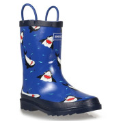 Stivali da pioggia per bambini Regatta Minnow Jnr Welly blu Shark/Nautic