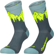Calze Dynafit Traverse Crew Sk grigio/giallo cinder ULTRA YELLOW/5A30