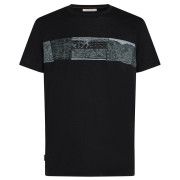 Maglietta da uomo Icebreaker Men Merino 150 Tech Lite SS Tee Elevation Line nero Black