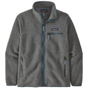 Felpa da donna Patagonia Retro Pile Jacket grigio Salt Grey w/Light Plume Grey