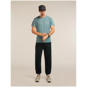 Maglietta funzionale da uomo Icebreaker Merino Blend Core SS Tee Single Line Camp