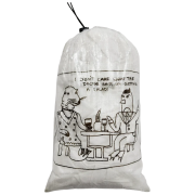 Custodia High Tail Designs Drawstring Stuff Sack Date Night bianco Date Night