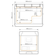 Frigorifero a compressore Yolco GCX47
