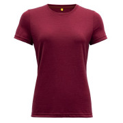 Maglietta sportiva da donna Devold Eika Woman Tee bordeaux Beetroot