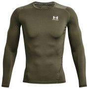 Maglietta funzionale da uomo Under Armour HG Armour Comp LS verde scuro Marine OD Green / / White