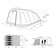 Tenda gonfiabile Outwell Tennessee 5 Air