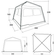 Tenda Outwell Fastlane 300 Shelter