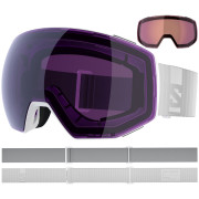Occhiali da sci Salomon Radium Prime Sigma +1Lens bianco White