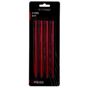 Picchetti per tenda Trimm kolík V-PEG - D17 - sada 4 ks rosso bordo anodized