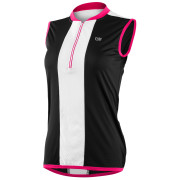 Maglia da ciclismo per donna Etape Pretty nero/rosa Black/Pink