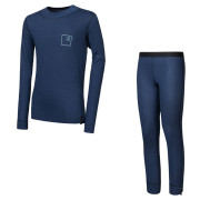 Set sportivo per bambini Sensor Double Face Set Logo Up Deep Blue blu scuro Deep Blue