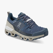 Scarpe da trekking da donna On Running Cloudwander Waterproof blu/grigio Navy/Desert