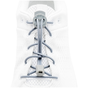 Lacci delle scarpe Lock Laces Solid grigio Gray Solid