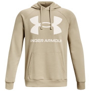 Felpa da uomo Under Armour Rival Fleece Big Logo HD beige Khaki Base / / Onyx White