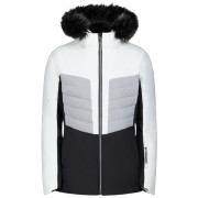 Giacca invernale da donna con pelliccia Fundango Salina II Padded Jacket bianco white