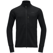 Felpa funzionale da uomo Devold Thermo Wool Jkt Man nero Caviar