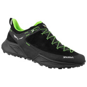 Scarpe da uomo Salewa Ms Dropline Leather nero/verde Black/Pale Frog