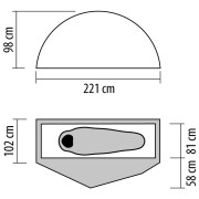 Tenda ultraleggera NEMO Equipment Hornet Elite OSMO 1P