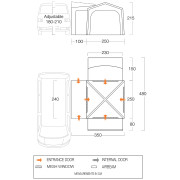 Tenda per minibus Vango Versos Air Low