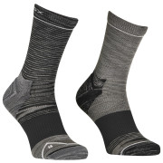 Calzini da uomo Ortovox Alpine Mid Socks M nero/grigio Black Raven