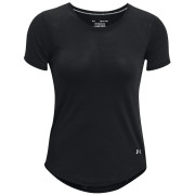 Maglietta da donna Under Armour Streaker SS nero Black/Black/Reflective