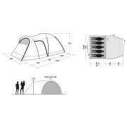 Tenda familiare Outwell Cloud 5 Plus